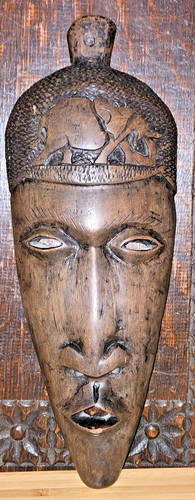 Hand carved wooden african - carved,