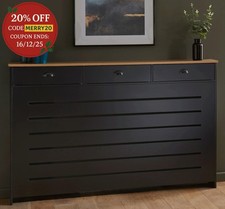 Black Radiator Cover Cabinet
