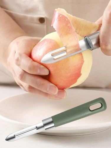 Stainless steel potato peeler - stainless,