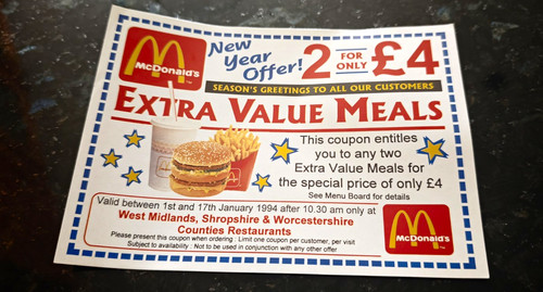 Vintage 1994 mcdonald new - vintage,