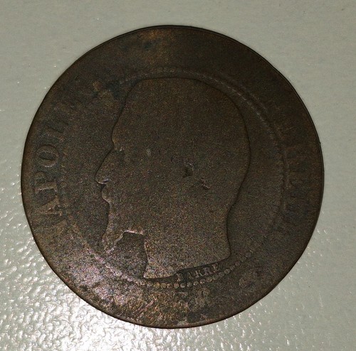 Centimes 1856a paris mint - centimes,