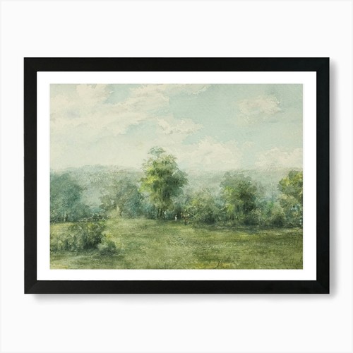 Misty morning vintage - vintage, painting