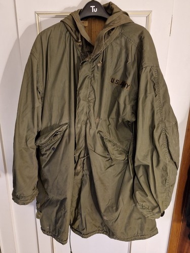 Genuine army fishtail parka - army,