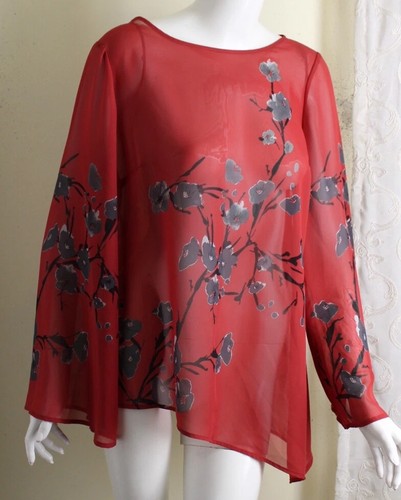 Como red asian floral - asian,
