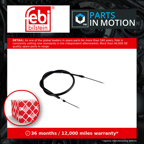 Handbrake cable fits renault - cable,