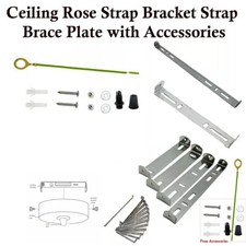 Ceiling rose strap bracket - ceiling,