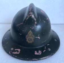 Romanian Fireman / Firefighter Helmet - Cold War Communist Era - Liner & Strap