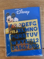Disney Alphabet Brass Stencil