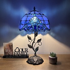 Tiffany Style Table Lamp Blue