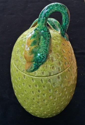 Large italian majolica lemon - italian,