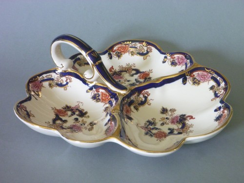 Masons blue mandalay trefoil - blue,