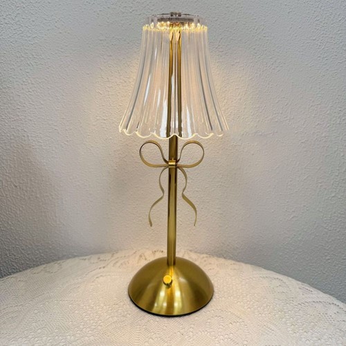 Bow table lamp with - table,