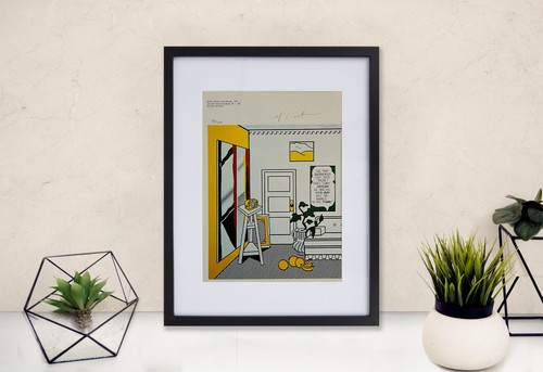 Roy lichtenstein hand - lichtenstein, hand-signed