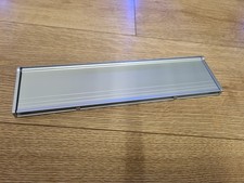10" LETTER BOX PLATE  Front Door Easy Fixing Flap Main External Silver