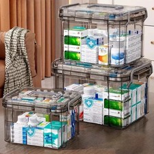 Transparent Medicine Storage
