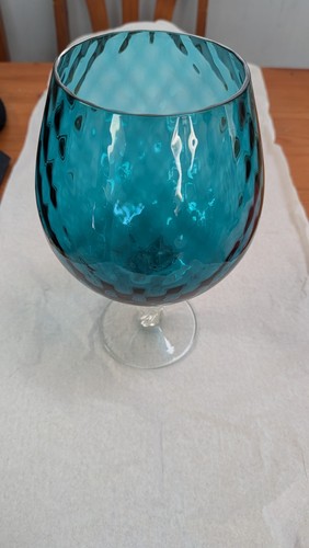 Vintage large teal - teal, blue