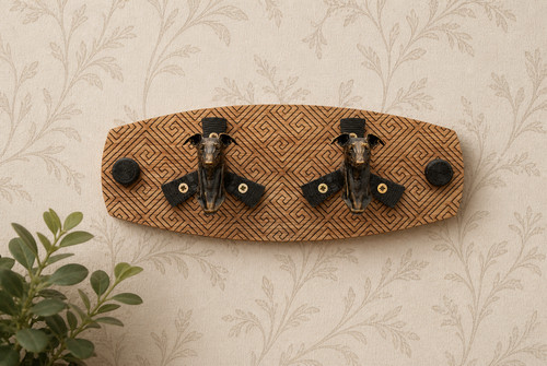 Greyhound wall hook laser - hook,