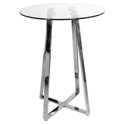 Poseur round clear glass - clear,