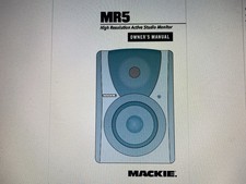 Mackie mr5 user manual - mackie,