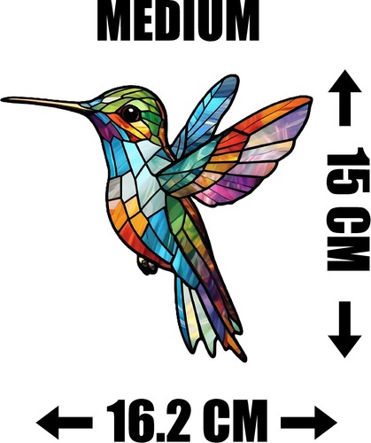 Decorative hummingbird stained - hummingbird,