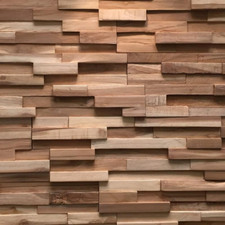 Reclaimed Teak 3D Wall Panels