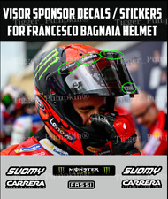 Visor Decals Stickers for Francesco Bagnaia Helmet