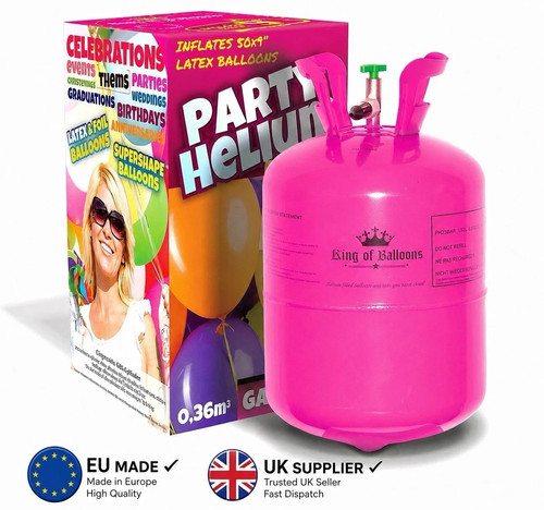 Helium gas for balloons - ,