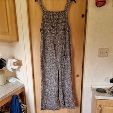 Ladies Black And Coffee Maternity All in One Suit Size 14 By TU