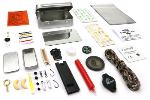 Mini survival tin outdoor - tin,