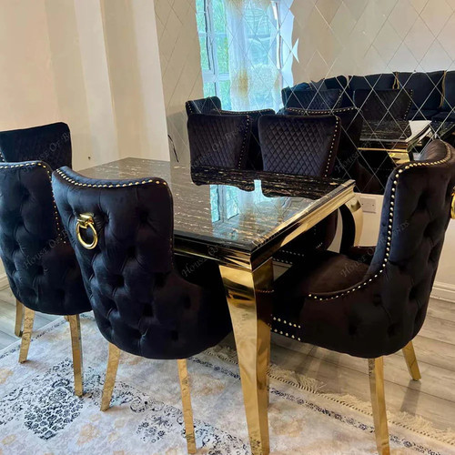 Black gold louis marble - &,