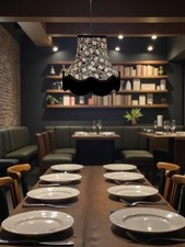 Feather print floor lampshades