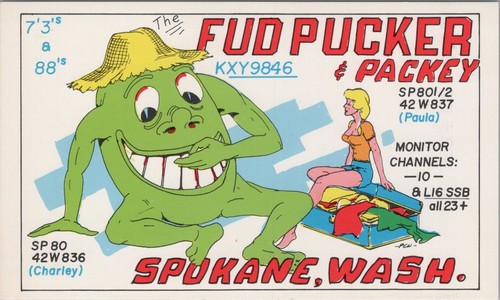 Vintage radio qsl - radio,