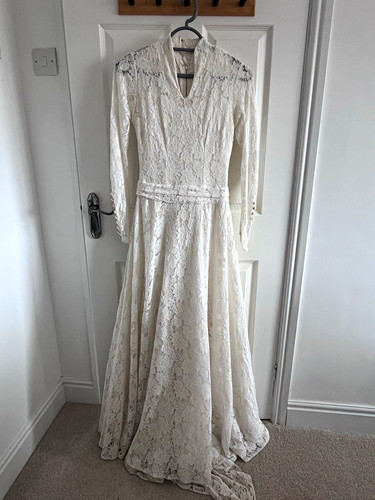 Vintage 1960s lace long - vintage,