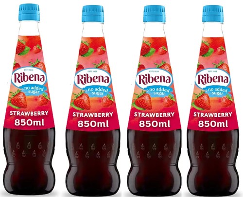 Ribena strawberry squash - ribena,