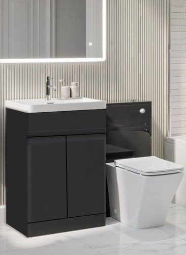Bathroom vanity grey unit 500 - vanity,