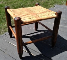 Antique Oak Foot Stool with