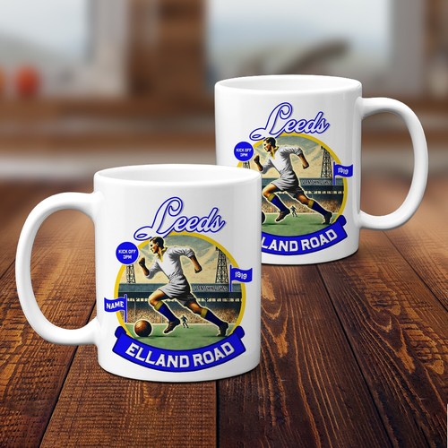Personalised leeds mug - leeds,