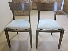E. Gomme for G Plan, Pair of Gold Label, Butterfly Back, Brandon Dining Chairs.