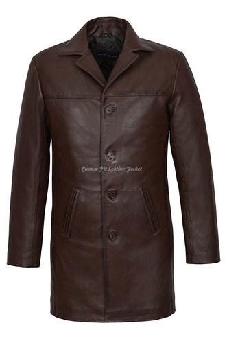 Mens real leather blazer - real,