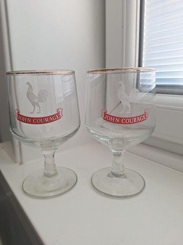 Two vintage john - john, courage