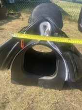 17.5 Black Ideal Saddle Wide