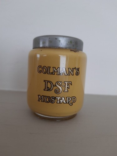 Vintage colman mustard pot - colman’s,