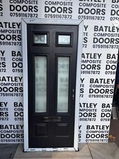 NEW EXTERNAL BLACK SOLID CORE COMPOSITE DOOR 882x2046mm *1908