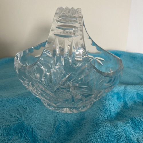 Vintage cut glass lead crystal - glass,