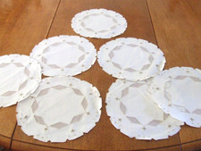 Set of 7 Vintage Light Beige