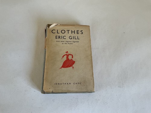 Clothes eric gill hardback - -,