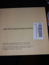 Ultra Thin External Optical DVD R/RW Drive CB31005 White USB 3.0 Plug and Play