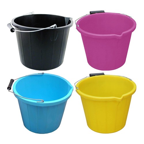 Plastic builders bucket 3 - 4,