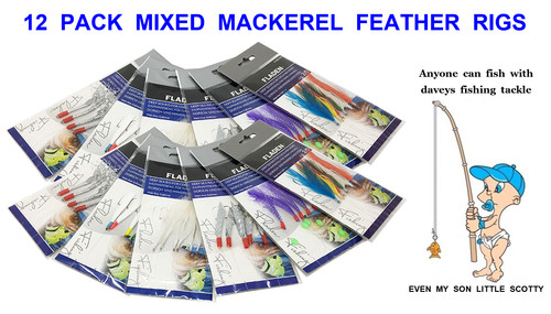 New pack mixed feather - new, rigs