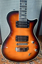 Hagstrom Ultra Swede Singlecut Electric Guitar Golden Eagle Burst w/Case